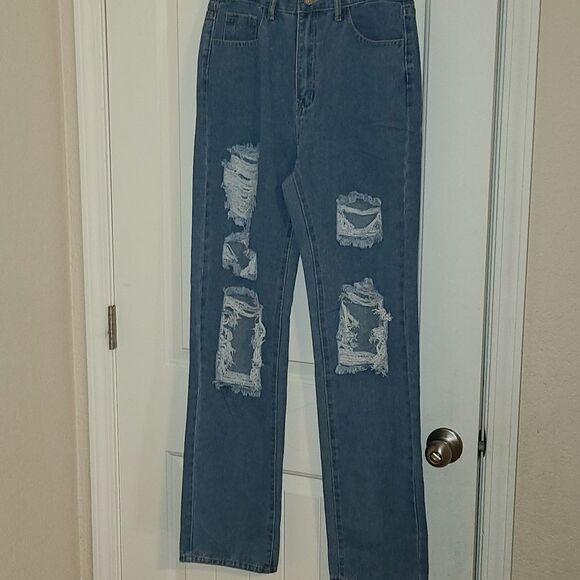 Jeans Fashion cutout jeans NWOT - Picture 1 of 9